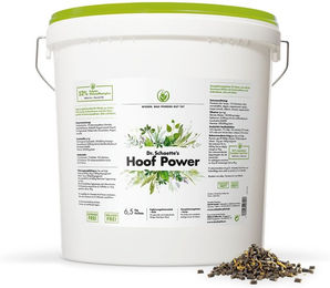 Produktbild von Dr. Schaette Hoof Power zur Unterstützung von Hufen sowie Haut und Fell 1000g