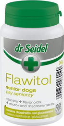 Produktbild von DR SEIDEL Flawitol Gelenk-Supplement für Senioren Hunde mit Chondroitin und Glucosamin 60 Tabletten