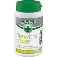 Produktbild von DR SEIDEL Flawitol Gelenk-Supplement für Senioren Hunde mit Chondroitin und Glucosamin 60 Tabletten