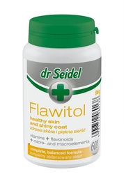 Dr. Seidel Flawitol Haut-Fell-Supplement für Hunde mit 60 Tabletten – Bild 1 von 1