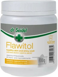 Produktbild von DR SEIDEL Flawitol Nahrungsergänzung für Hunde zur Unterstützung von Haut und Fell 400g