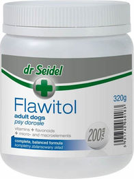 Produktbild von DR SEIDEL Flawitol Vitamine Nahrungsergänzung für erwachsene Hunde 200 Tabletten