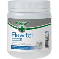 Produktbild von DR SEIDEL Flawitol Vitamine Nahrungsergänzung für erwachsene Hunde 200 Tabletten