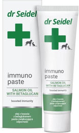Produktbild von DR SEIDEL Immuno Paste Immunpastete zur Immunstärkung und Haut-Fell-Pflege für Hunde und Katzen 105 g