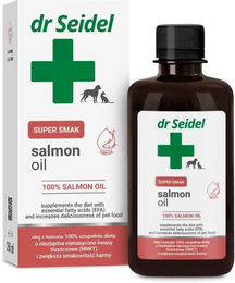 Produktbild von DR SEIDEL Lachsöl zur Unterstützung von Haut und Fell als Nahrungsergänzung ohne Konservierungsstoffe 250 ml