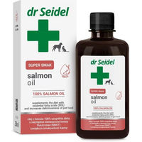 Produktbild von DR SEIDEL Lachsöl zur Unterstützung von Haut und Fell als Nahrungsergänzung ohne Konservierungsstoffe 250 ml