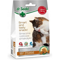 Produktbild von DR SEIDEL Leckerlis für Katzen zur Unterstützung der Verdauung und Haarballenreduktion 50 g