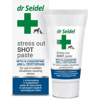 Produktbild von DR SEIDEL Stress out SHOT Beruhigungspaste für Hunde und Katzen mit Vitaminen 30g