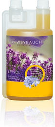 Produktbild von Dr. Weyrauch Leinöl zur Unterstützung von Haut und Fell als Ergänzungsfutter