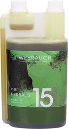Produktbild von Dr. Weyrauch Nr. 15 Der Herbalist Bio Kräuteröl für Pferde 1000 ml - 1 l