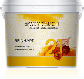 Produktbild von Dr. Weyrauch Nr. 21 Beinhart Ergänzungsfutter Pulver für Gelenke und Knochen 100 g