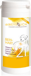 Produktbild von Dr. Weyrauch Nr. 21 Beinhart Mineralfutter für Hunde zur Unterstützung von Gelenken und Knochen für alle Altersstufen