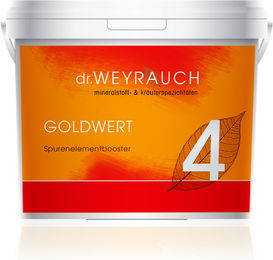 Produktbild von Dr. Weyrauch Nr. 4 Goldwert Spurenelemente Mineralfutter für Fohlen und Aufzucht