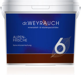 dr. WEYRAUCH Nr. 6 Alpenfrische Ergänzungsfutter für die Atemwege 1,2 kg - 1,2 kg – Bild 1 von 1