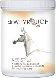 Produktbild von Dr. Weyrauch Resist vet Ergänzungsfutter zur Unterstützung von Immunsystem und Stoffwechsel 100 g - 100 g