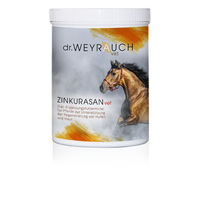 Produktbild von Dr. Weyrauch Zinkurasan Vet Nahrungsergänzung für Pferde zur Unterstützung von Haut, Fell und Hufen 500 g - 500 g