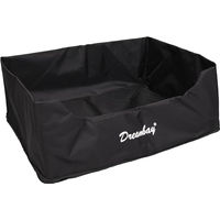 Produktbild von Dreambay Flamingo Hülle für Korb Rechteck Schwarz 80x67x22cm aus Stoff