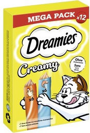 Dreamies Creamy Katzen-Leckerli Huhn und Lachs für Kitten 120 x 10 g - 12 x 10 g – Bild 1 von 3