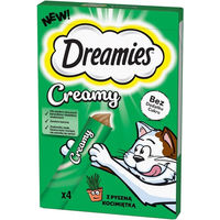 Produktbild von Dreamies Creamy Katzenminze Cremige Leckerlis für Katzen Multipack 5x4x10g - 4 x 10 g