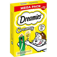 Produktbild von Dreamies Creamy Katzenminze & Käse Leckerli Creme für Kitten 12 x 10 g - 12 x 10 g