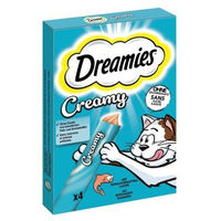 Produktbild von Dreamies Creamy Snack für Katzen Adult Lachs 44x10 g - 44 x 10 g
