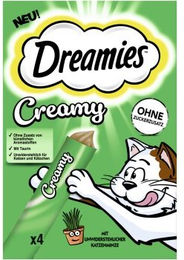 Dreamies Creamy Snack Huhn mit Katzenminze für erwachsene Katzen 11x44 g – Bild 1 von 2