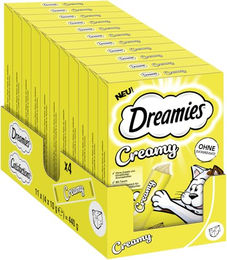 Dreamies Cremiger Katzen-Snack Käse für alle Altersstufen 40 g – Bild 1 von 3