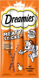 Produktbild von Dreamies Crunchy Sticks Huhn Katzen Leckerli für Adult 30 g - 6 x 5 g