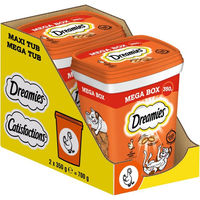 Produktbild von Dreamies Katzen-Leckerli Huhn für erwachsene Katzen 2 x 350g