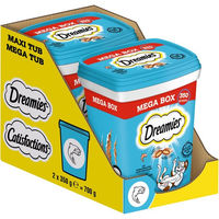 Produktbild von Dreamies Katzen-Leckerli Lachs für erwachsene Katzen 2 x 350g