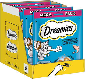 Dreamies Katzen-Leckerli Lachs für Kitten 4 x 180g – Bild 1 von 3