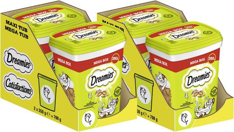 Produktbild von Dreamies Katzen-Leckerli Thunfisch für erwachsene Katzen 4 x 350g
