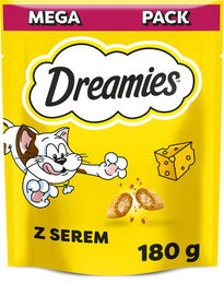Dreamies Katzenleckerli mit Käse für erwachsene Katzen 180g - 2 x 180 g – Bild 1 von 3