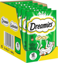 Dreamies Katzenleckerli mit Katzenminze für erwachsene Katzen 6 x 60 g – Bild 1 von 1
