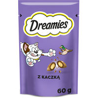 Produktbild von Dreamies Katzensnack mit Ente 6x60g zur Gewichtskontrolle - 6 x 60 g