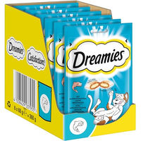 Produktbild von DREAMIES Katzensnacks Lachs für alle Altersstufen 6 x 60g - 6 x 60 g