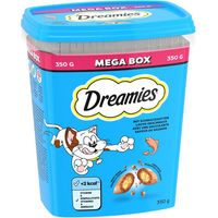 Produktbild von Dreamies Katzensnacks Lachs für erwachsene Katzen 2 x 350 g - 2 x 350 g
