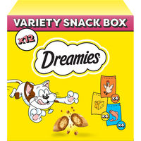 Produktbild von Dreamies Katzensnacks Mixbox mit Huhn und Lachs 12 x 60g - 12 x 60 g