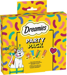 Dreamies Katzensnacks Party Celebration Leckerli für alle Altersstufen 180 g – Bild 1 von 1