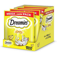 Produktbild von Dreamies Katzensnacks Paste mit Käse für erwachsene Katzen 720 g - 8 x 180 g