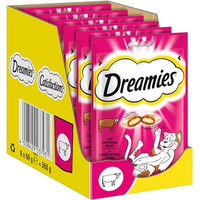 Produktbild von DREAMIES Katzensnacks Rind 6x60g Leckerlies für erwachsene Katzen - 6 x 60 g