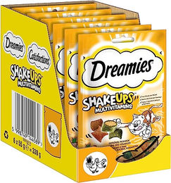 DREAMIES Shake Ups Multivitamins Katzenleckerlis Geflügel Picknick mit Huhn und Ente 6 x 55g - 6 x 55 g – Bild 1 von 12