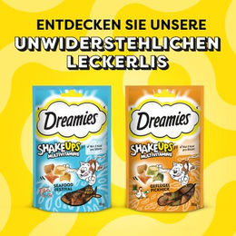 Dreamies ShakeUps Seafood Festival Katzenleckerli 6x55g - 6 x 55 g – Bild 1 von 2