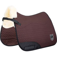 Produktbild von Dressur Schabracke Christ Champ-D mit Lammfell für Warmblut in Braun/Natur