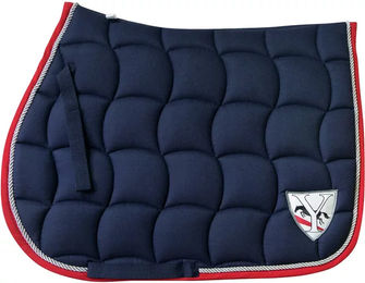 Produktbild von Dressur Schabracke ELONEO York Neo Blau aus Baumwolle