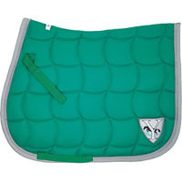 Produktbild von Dressur Schabracke ELONEO York Neo Grün Baumwolle Full