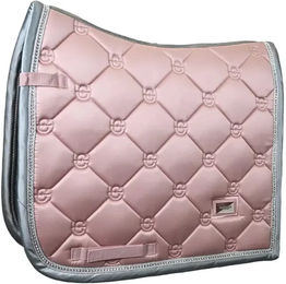 Produktbild von Dressur Schabracke Equestrian Stockholm Beige Gold für Vollblut