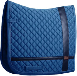 Produktbild von Dressur Schabracke Equestrian Stockholm Blau aus Leder für Vollblut