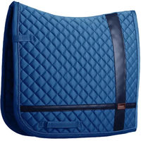 Produktbild von Dressur Schabracke Equestrian Stockholm Blau aus Leder für Vollblut