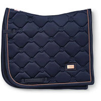 Produktbild von Dressur Schabracke Equestrian Stockholm für Vollblut in Beige Gold Blau